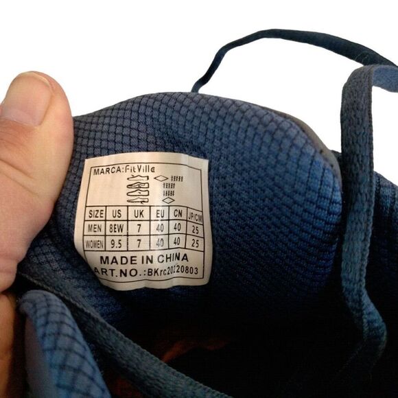 Fit Ville Rebound Core Comfort Athletic Shoes Blue Women’s Size 9.5  Men’s 8 EW - Picture 9 of 9